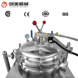 Aço inoxidável Vertical Back Pressure Esterilizador para Pet Food Industry Beverage Industry Alta Qualidade - Esterilizador - foodmachtech